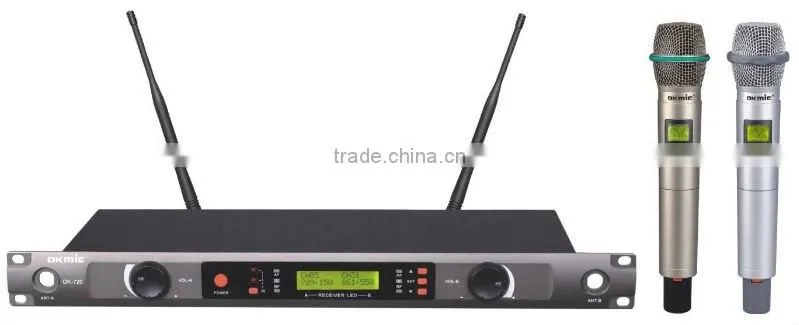 Professional wireless handheld microphone OK-720/OK-2H