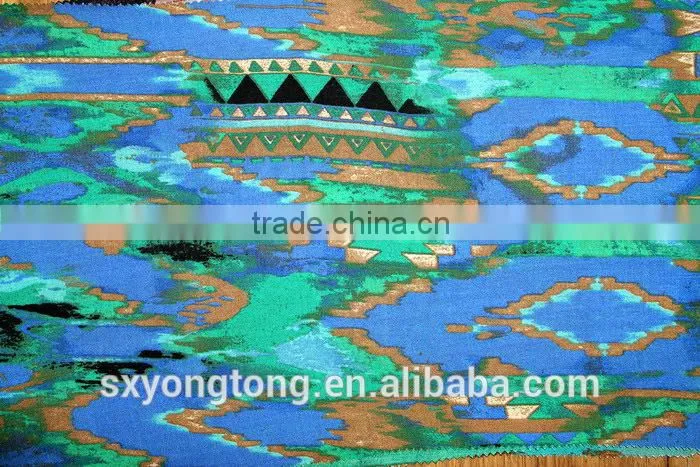 2014 fashion style printed rayon fabric