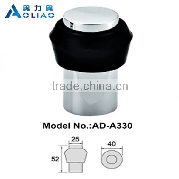 High quality stainless steel door stopper and rubber door stopper