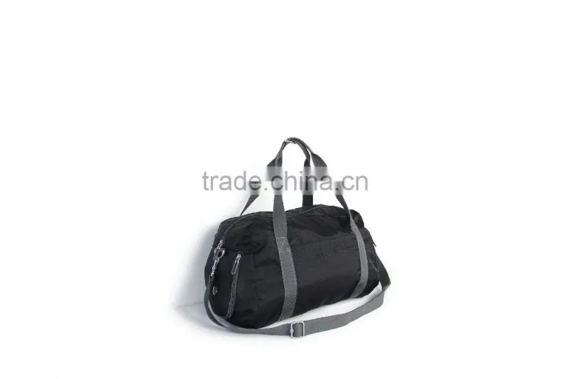 2016 plain folding travel bag lightweight duffel bag for gym