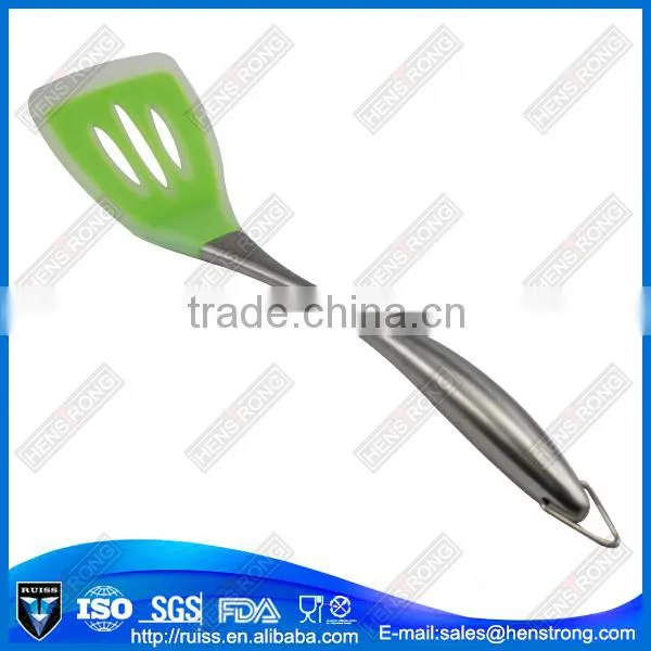 Silicone different type of ladle spoon with stainless steel handle
