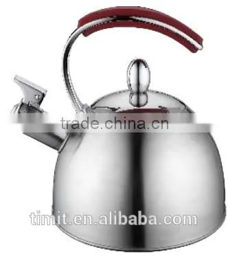 Alloy + Silicone Handle Stainless Steel Whistling Kettle 2.5 Litre