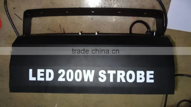 good price led strobe light 200watt AC110-240v low power consumption ,its brightness same as 1500watt strobe light