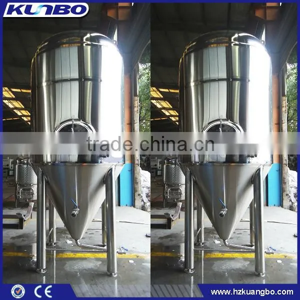 small craft beer brewing fermenter tank