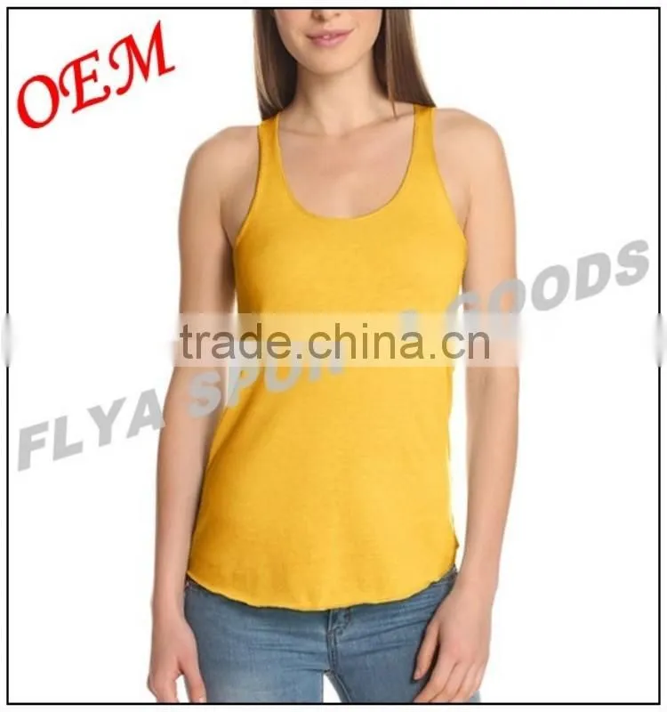 factory cheap price blank fitness women vest sporting running clothes