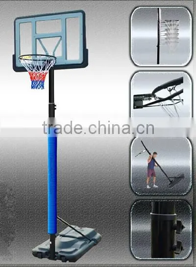 Indoor/outdoor sports equipment adjustable Height basketball stand