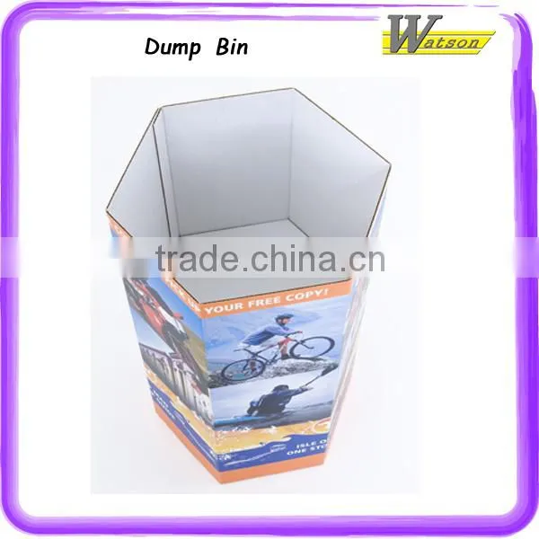 for BB cushion makeup case cardboard display dump bin