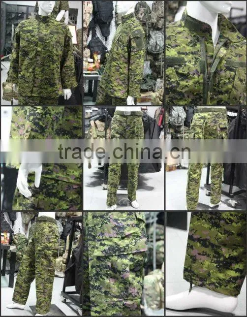 Canada camouflage army uniform