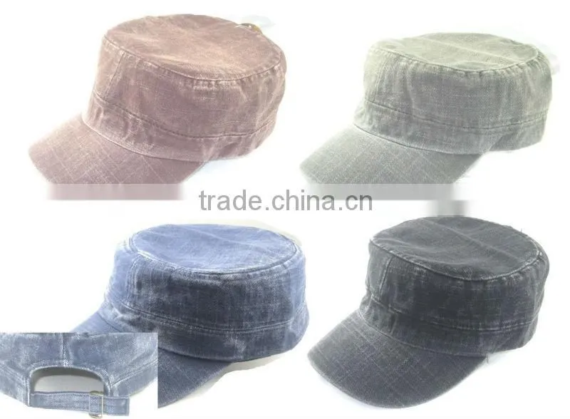wholesale custom blank blue jeans fashion hot sale military cap