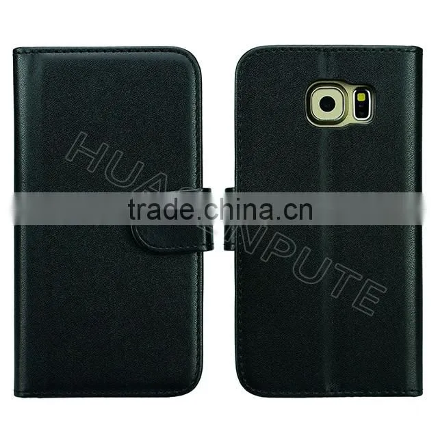 Hot New Products Leather Case for Samsung Galaxy S6 Wallet Leather Case