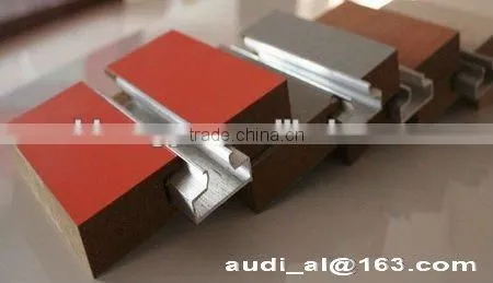 aluminum aluminio slatwall inserts