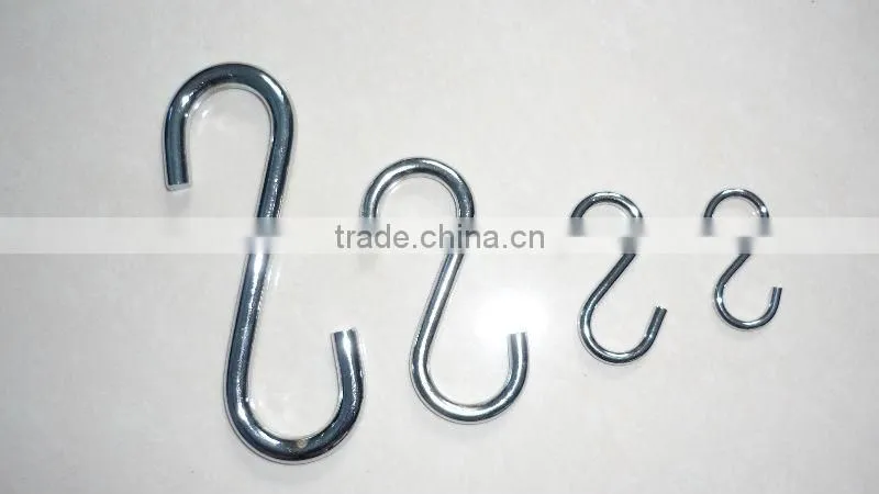 Steel Electric Galvanized 2pcs S Snap Hook Meat Hook Set Rigging Hardware in China