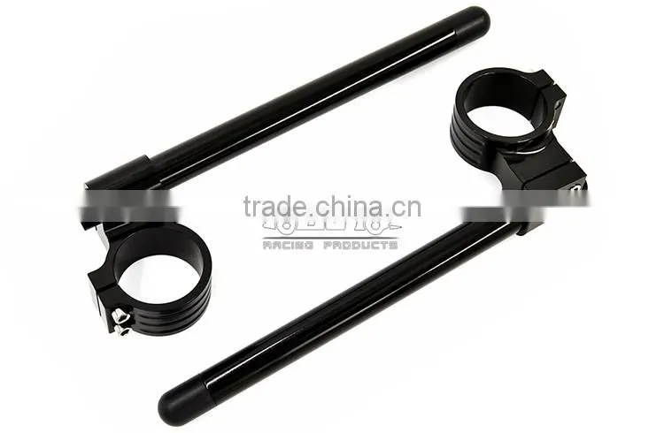 BJ-COHB-033B High Quality 33mm Raiser CNC Aluminum Motorbike Clip On Handlebars For Honda CB-450SC