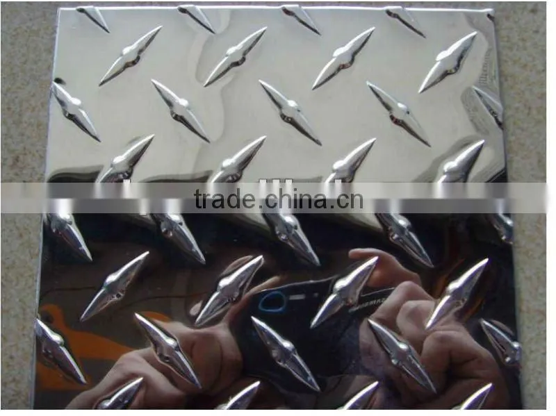 Bright Surface Effect Five Bars Aluminum Sheet 1050 1060