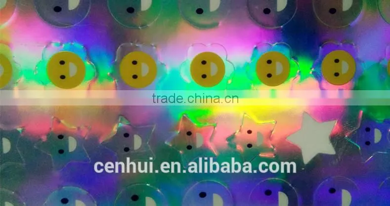 2015 customize special format fluorescent stickers