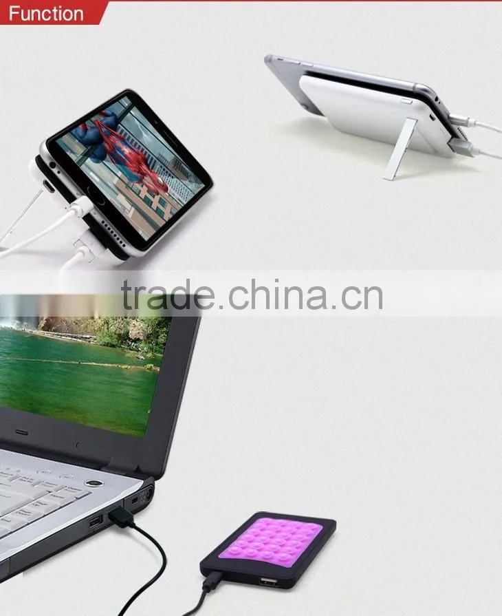 2014 hot products wholesale 4000mah Octopus universal rohs power bank charger for mobile phone