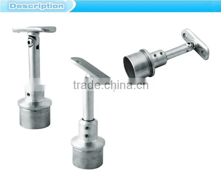 adjustable stainless steel wall mounting stair handrail bracket