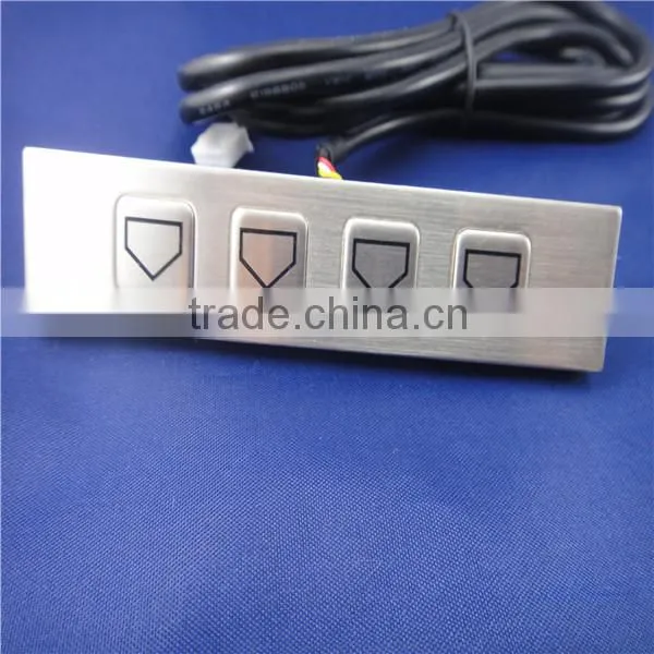 Waterproof Stainless Steel Push Button for ATM Koisk