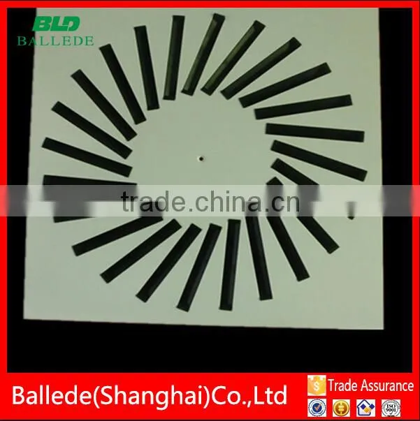 HVAC system air conditioning ceiling swirl air diffusers