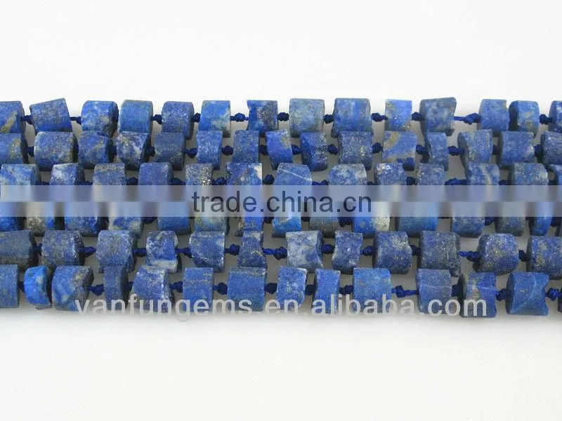 Hot-sale Natural Lapis Lazuli rough coin shaped beads