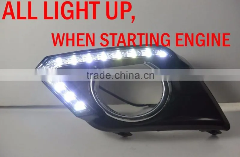 Body Kit Refit FOR NNissan X-Trail 2015 LED CAR DRL Daytime Running LIGHT