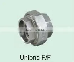 investment casting carbon/stainless steel pipe fittings unions