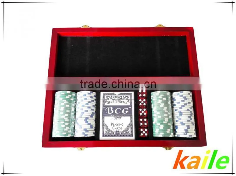 Poker chip set poker set poker card