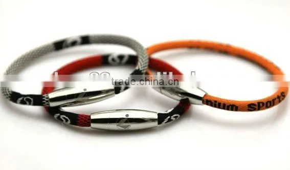 power wristband balance energy bracelet with negative ion
