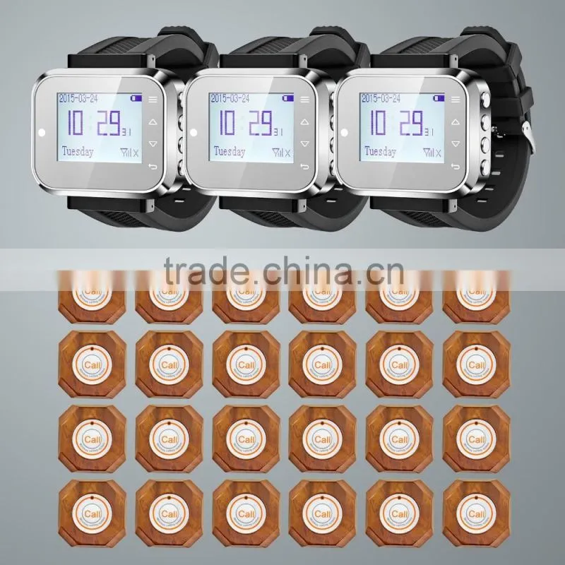 Fashion watch pager with calling function Waiter Watch Pager