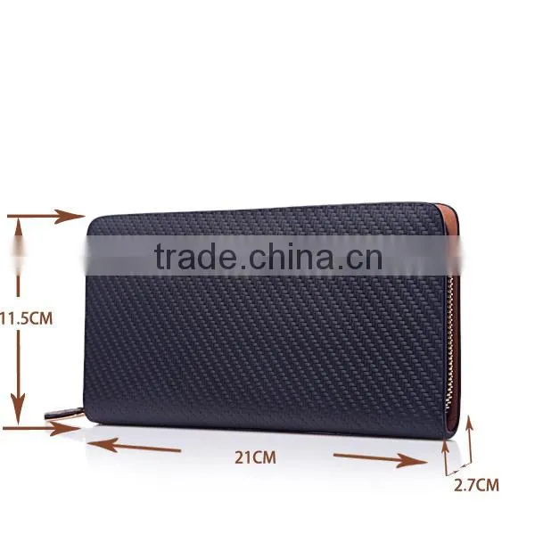 Leather men clutch bag custom wallet China