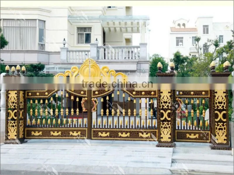 Valenmis Villas Casting Aluminum Main Gate For Courtyard
