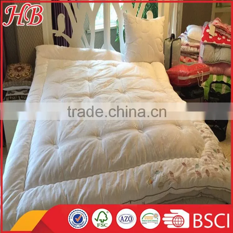 2016 Fashion Design ,85GSM microfiber printed High Quality service, Different Style Pink stitching quilt