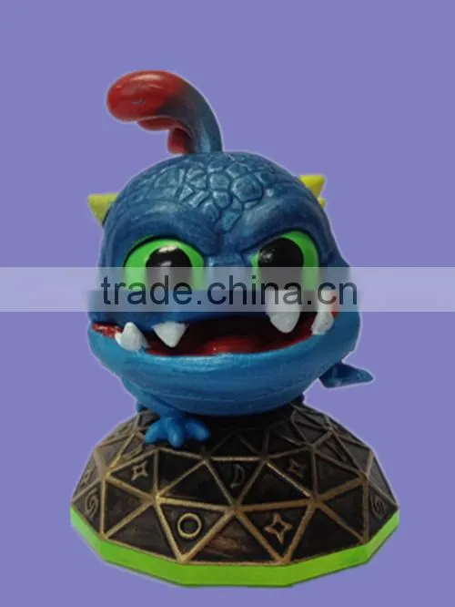 custom plastic lovely fish cartoon animal figurine