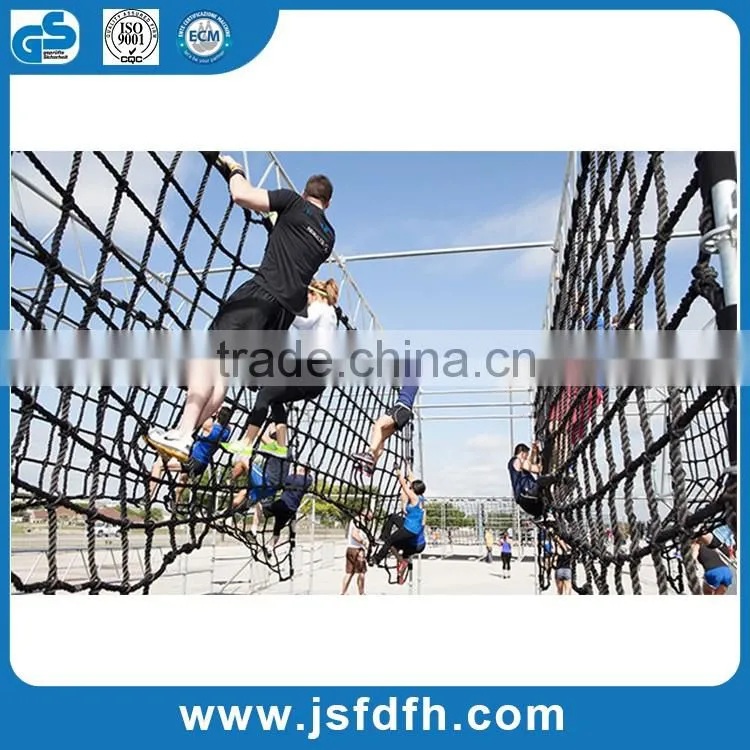 Children Climbing Cargo Net Black for Swing Set and Obstacal Race