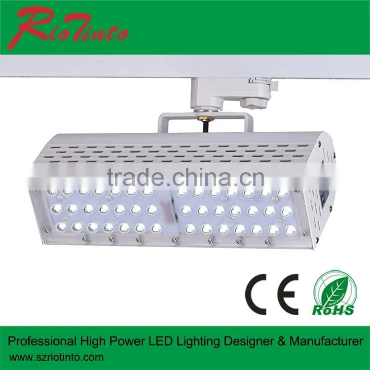 3 years warranty warm white 2700~3200K led track lighting 30w Specialty shops lighting