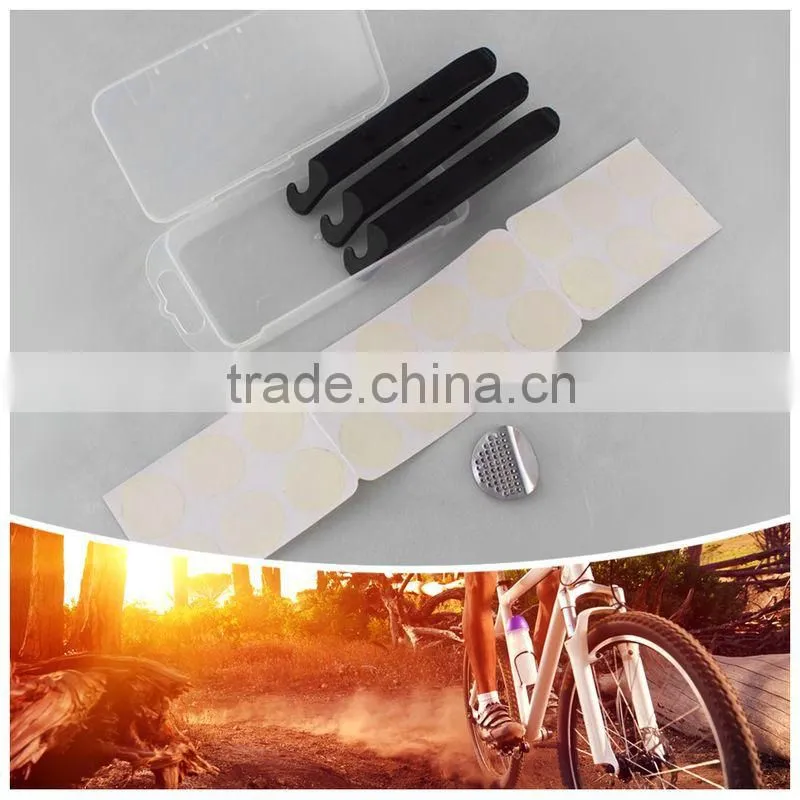 Essential tire tube repair kit to bicycle flat tire tools