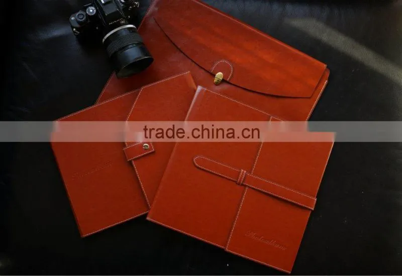 Professional manufacture leather handmade wedding photo album