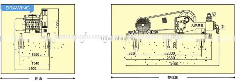 High pressure grouting pump XPB-90C