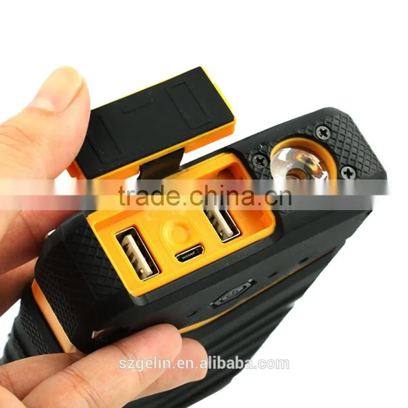 Waterproof power bank 18650 power bank 18000mah