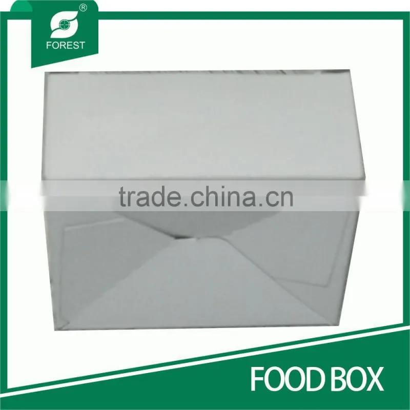 FOOD GRADE WHITE CARDBOARD BOX FOR FOOD PACKING CAKES