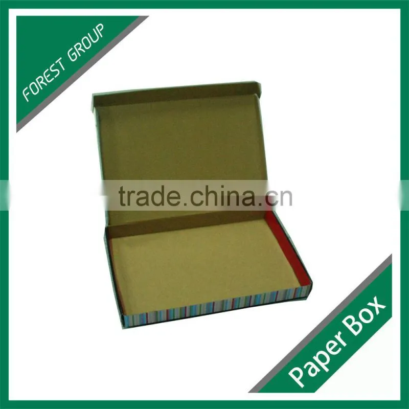 CUSTOM DESIGN CORRUGATED KRAET PAPER SMALL SHIPPING BOX FOR SNACKS