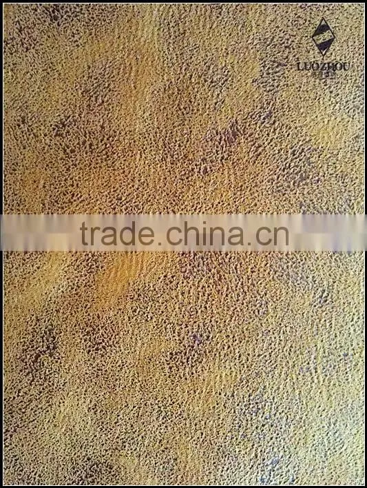 leather feeling printed suede for sofas