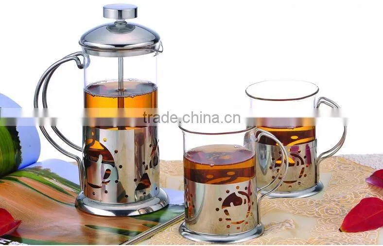 Unique French Coffee Press Golden Metal Type French Coffee Maker Press