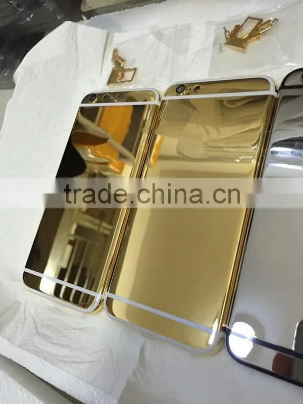 for iphone 6 gold back plate for iphone 6 housing gold back cover