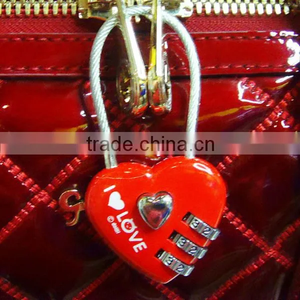 small retractable luggage cable combination padlocks