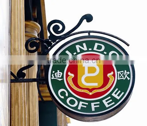 Outdoor Led Backlit Circular Light Box