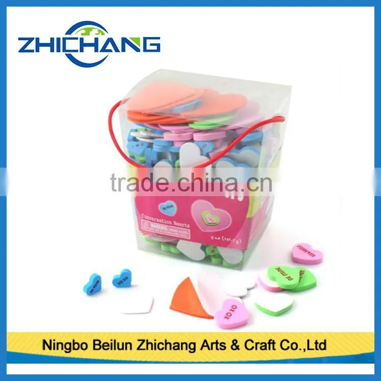 Promotional gift multi-color foam stickers for kids home decoration