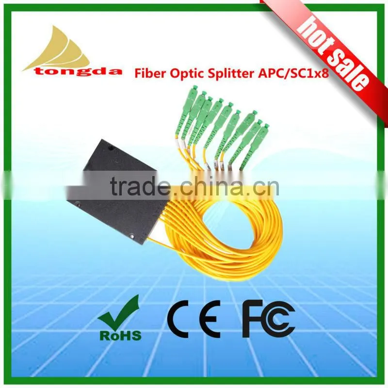 Fiber optic PLC Splitter 1*8 in ABS Box