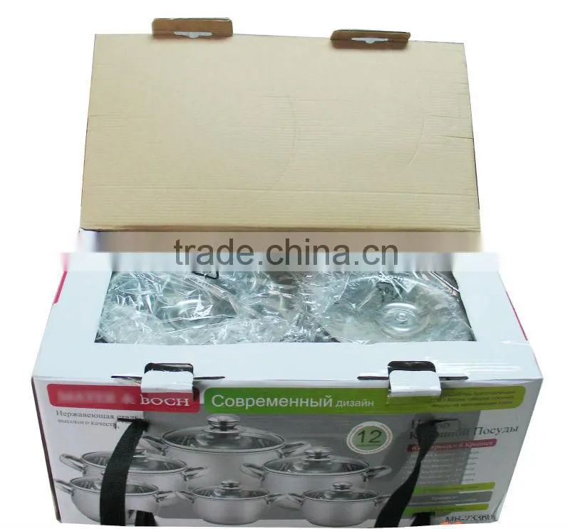 wholesale stainless steel precise heat cookware /professional cookware