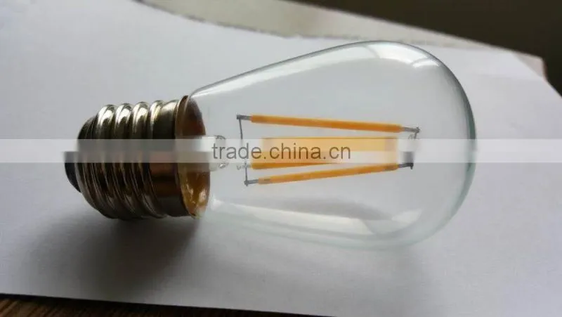 wholesale 120V E26 S14 Led filament bulb mini globe 4W